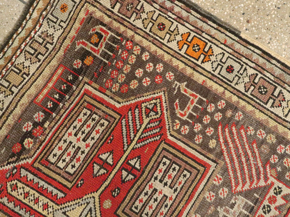 Antique Caucasian Kazak Rug, No.12424 - Galerie Shabab