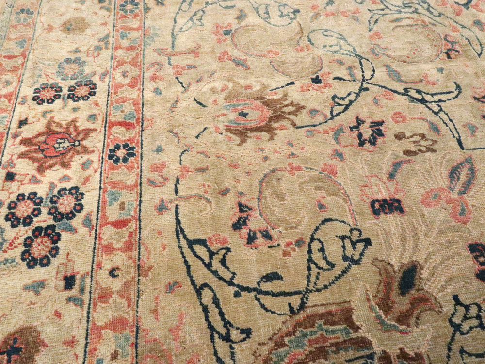 Antique Persian Tabriz Rug, No.12425 - Galerie Shabab