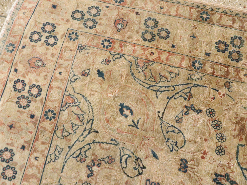 Antique Persian Tabriz Rug, No.12425 - Galerie Shabab