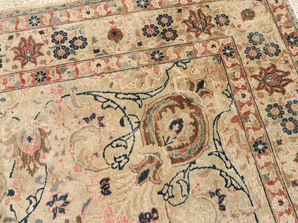 Antique Persian Tabriz Rug, No.12425 - Galerie Shabab