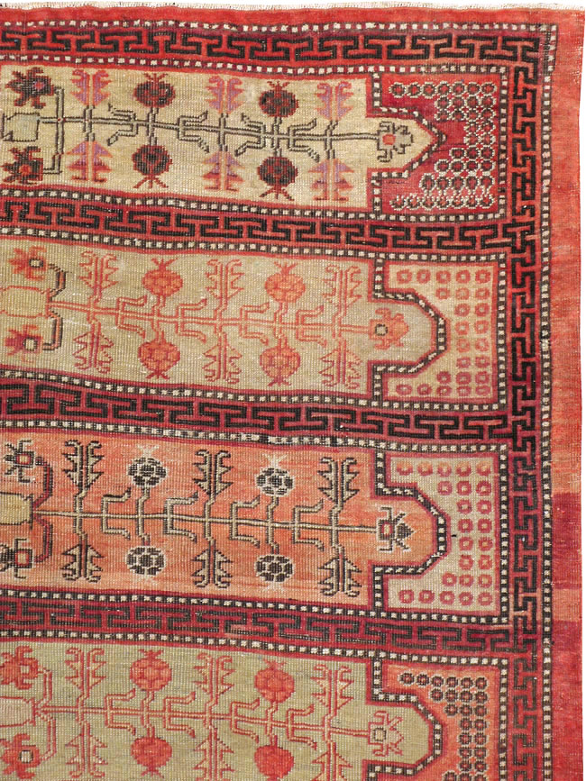 Antique Turkestan Khotan Rug, No.12443 - Galerie Shabab