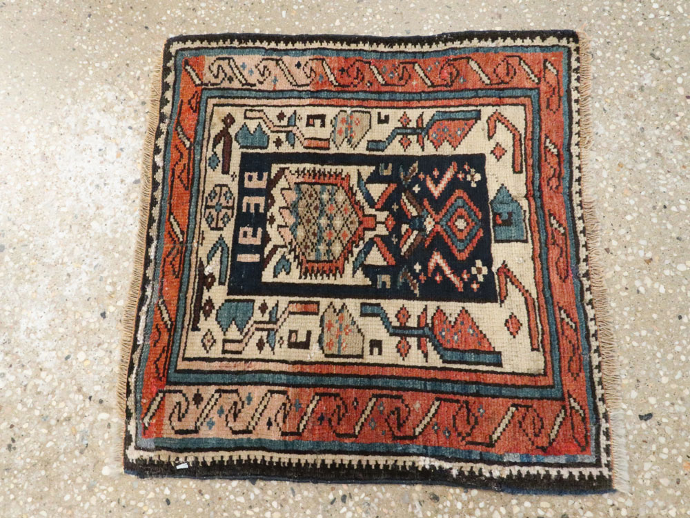 Vintage Caucasian Kuba Bag Face (Pair: 1 of 2), No.12450 - Galerie Shabab