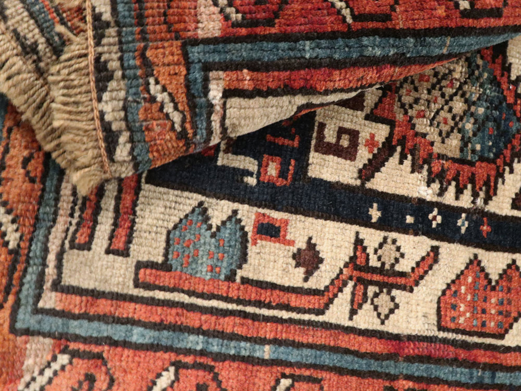 Vintage Caucasian Kuba Bag Face (Pair: 2 of 2), No.12451 - Galerie Shabab