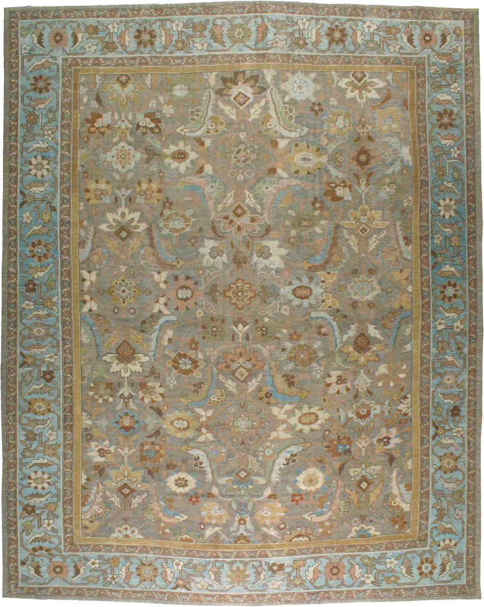 Antique Persian Mahal Rug, No.12465 - Galerie Shabab
