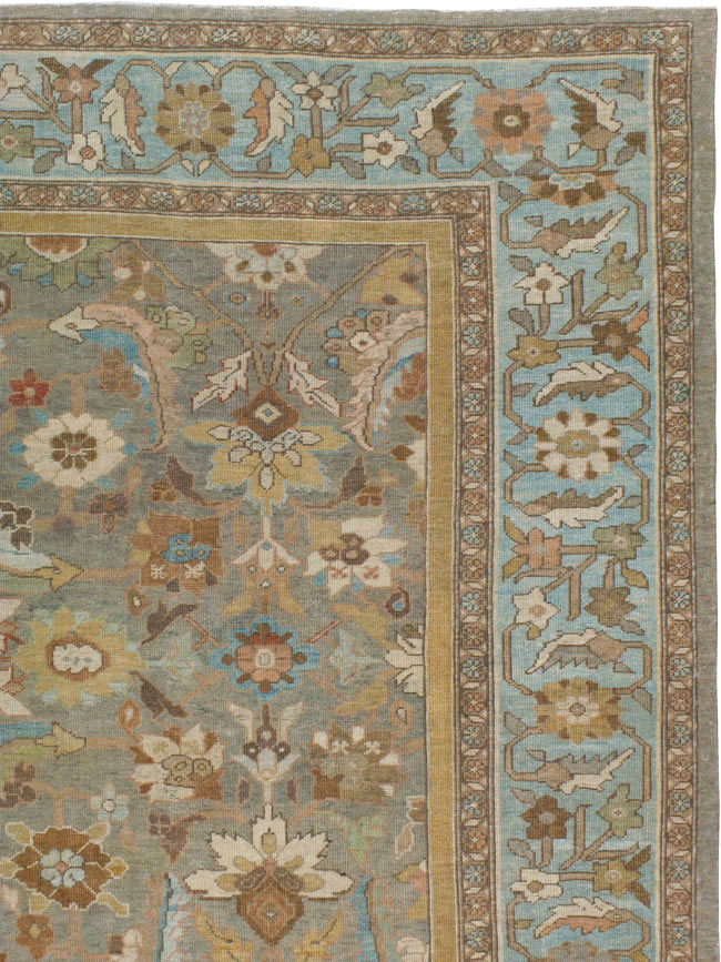 Antique Persian Mahal Rug, No.12465 - Galerie Shabab