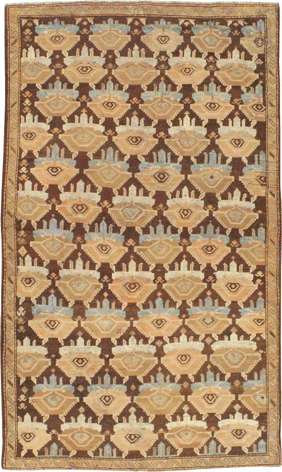 Vintage Caucasian Karabagh Accent Rug, No.12479 - Galerie Shabab