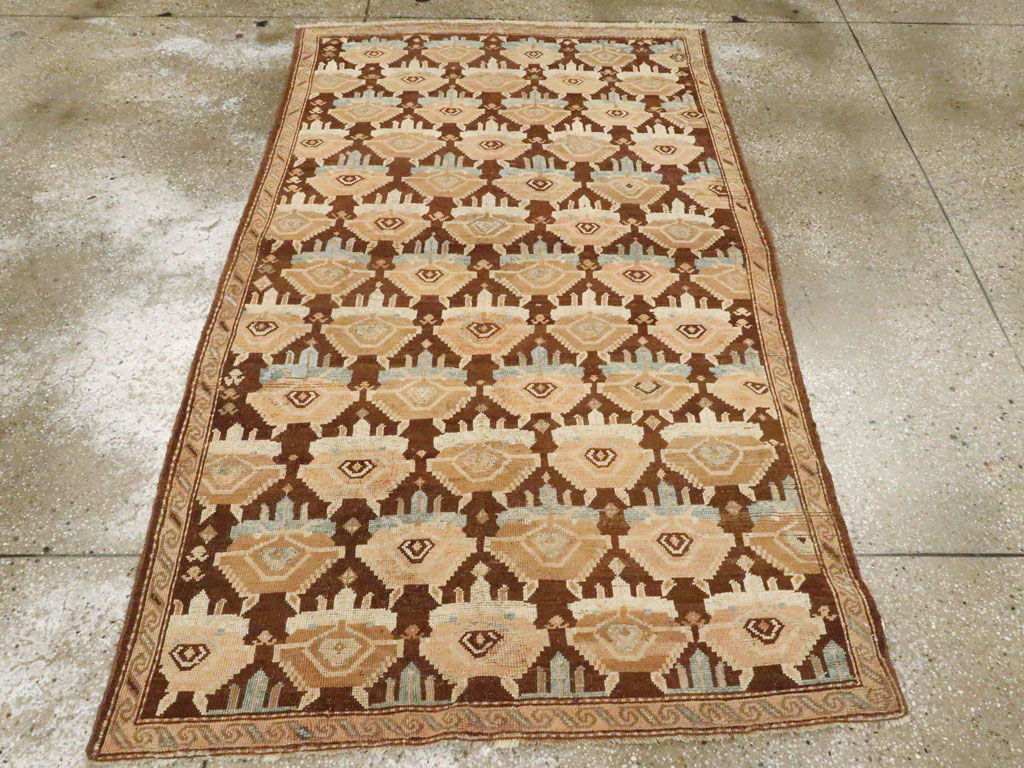 Vintage Caucasian Karabagh Accent Rug, No.12479 - Galerie Shabab