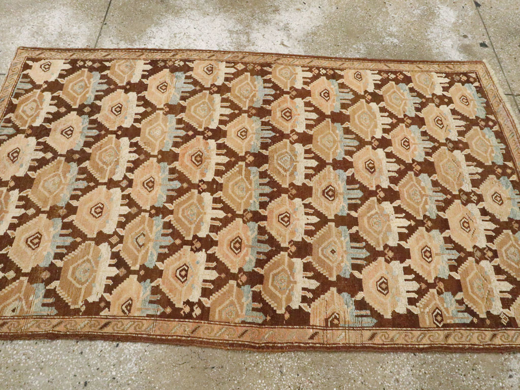Vintage Caucasian Karabagh Accent Rug, No.12479 - Galerie Shabab