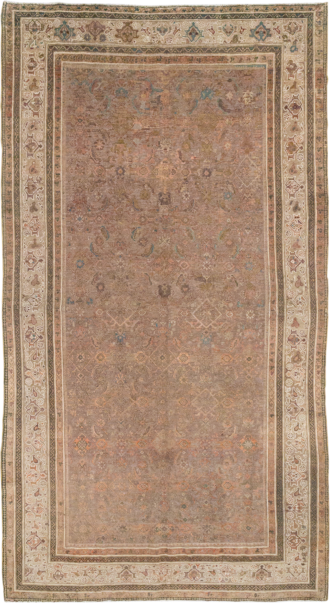 Antique Persian Malayer Gallery Carpet, No.12531 - Galerie Shabab