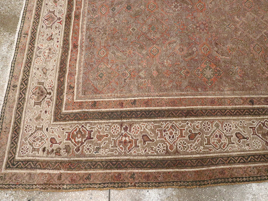 Antique Persian Malayer Gallery Carpet, No.12531 - Galerie Shabab