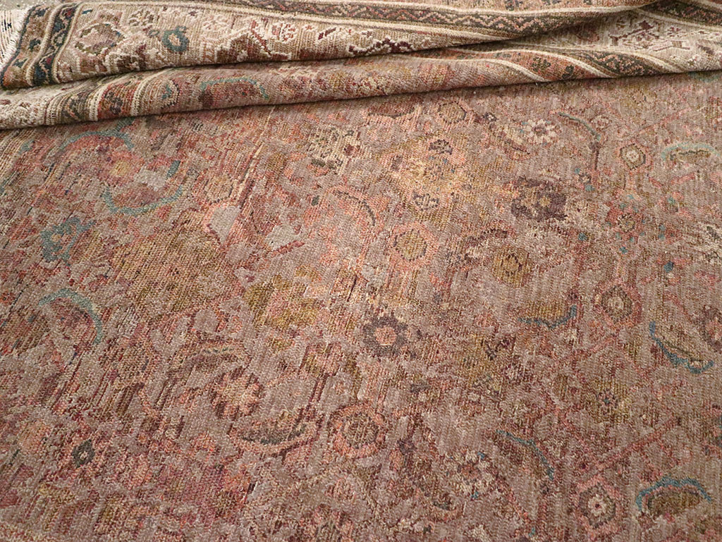 Antique Persian Malayer Gallery Carpet, No.12531 - Galerie Shabab