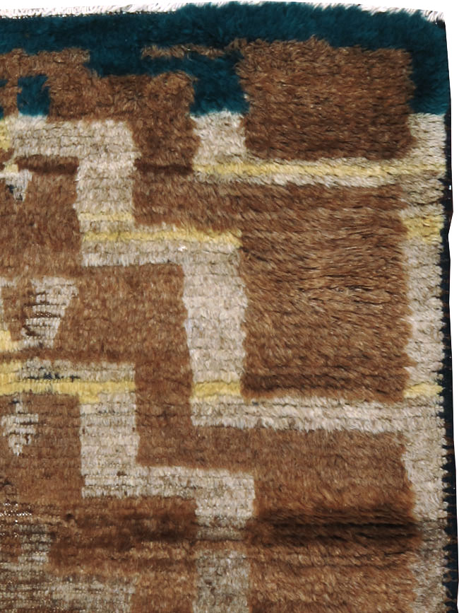 Vintage Turkish Tulu Rug, No.12541 - Galerie Shabab