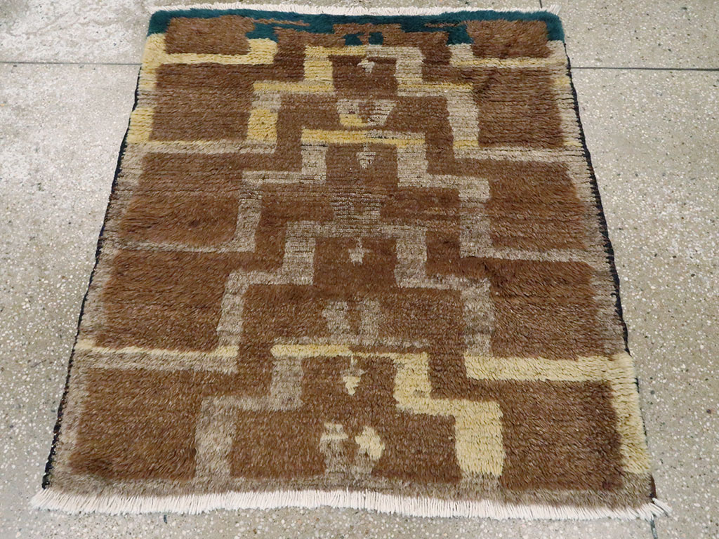 Vintage Turkish Tulu Rug, No.12541 - Galerie Shabab