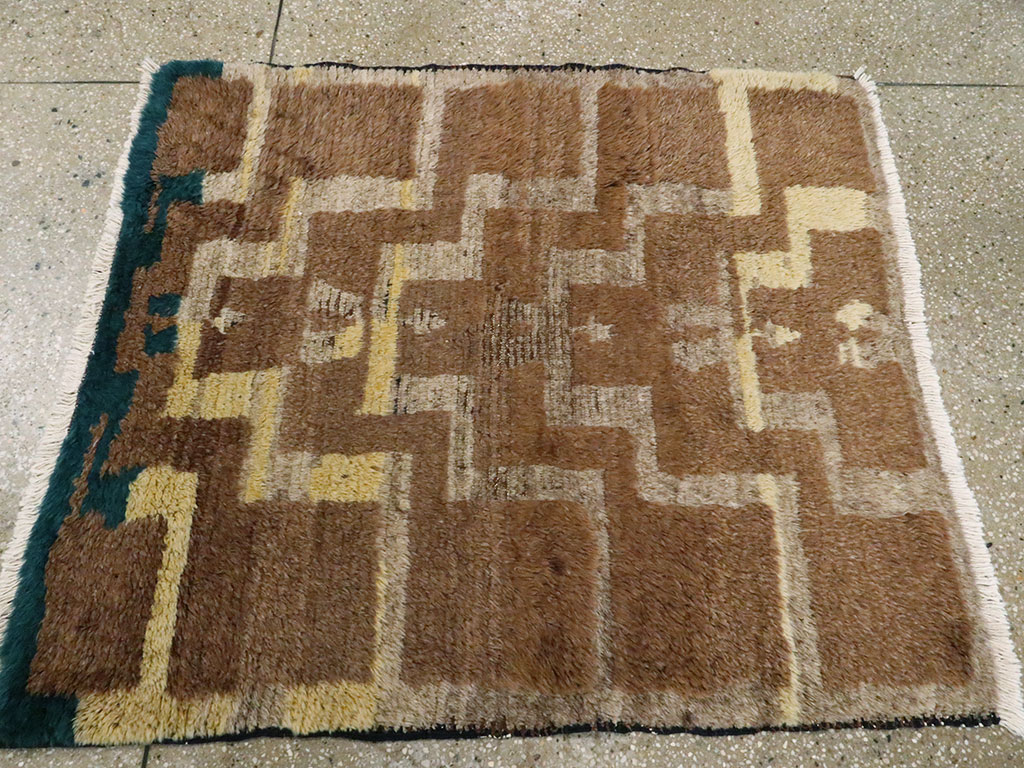 Vintage Turkish Tulu Rug, No.12541 - Galerie Shabab