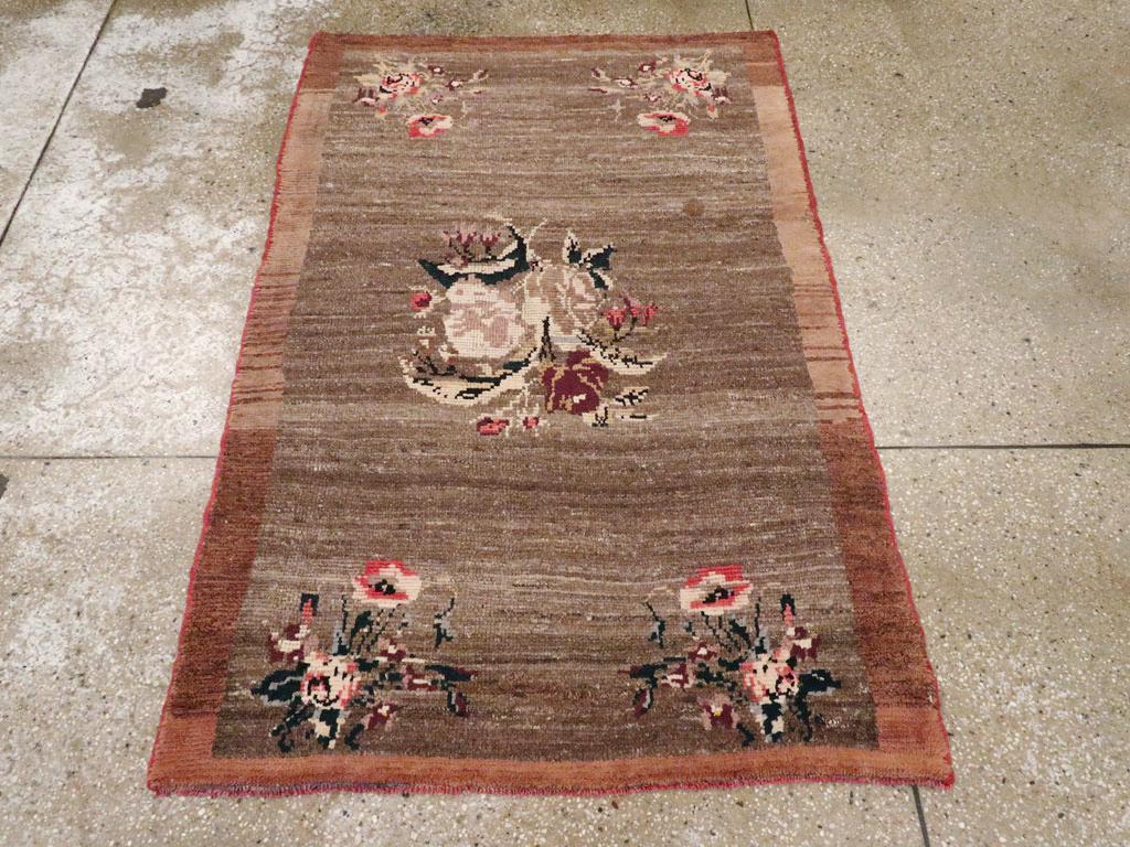 Vintage Turkish Anatolian Throw Rug, No.12553 - Galerie Shabab