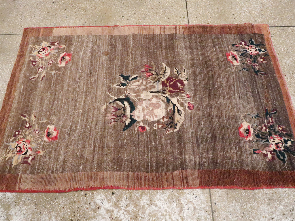 Vintage Turkish Anatolian Throw Rug, No.12553 - Galerie Shabab