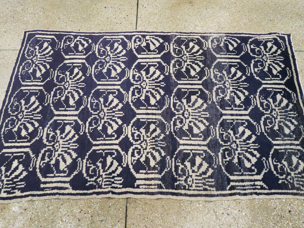 Vintage Turkish Konya Rug, No.12554 - Galerie Shabab