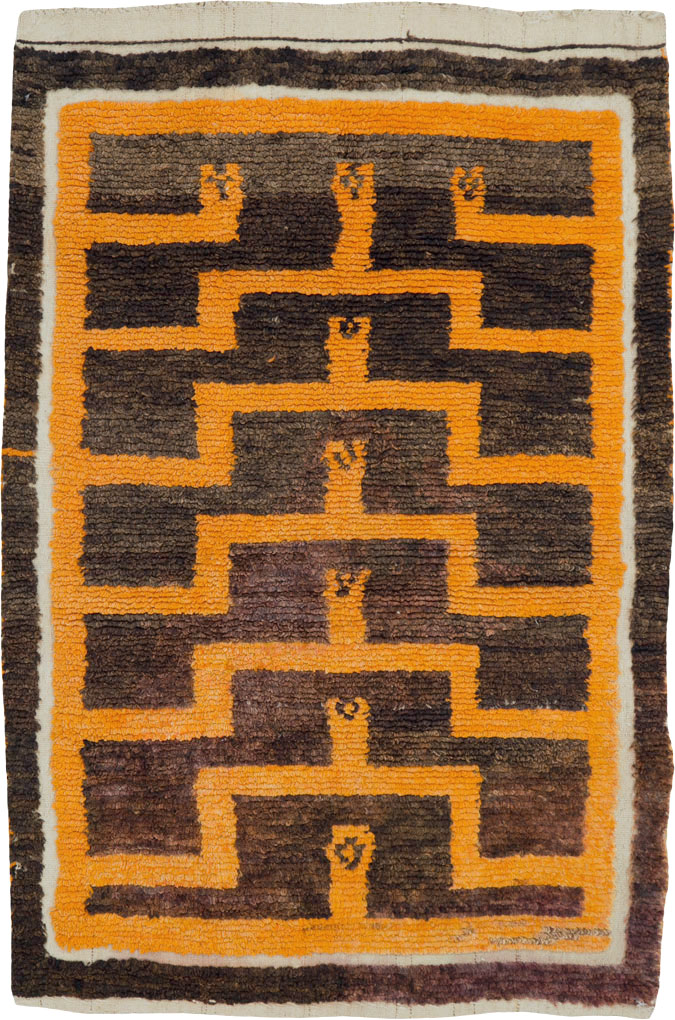 Vintage Turkish Tulu Rug, No.12561 - Galerie Shabab