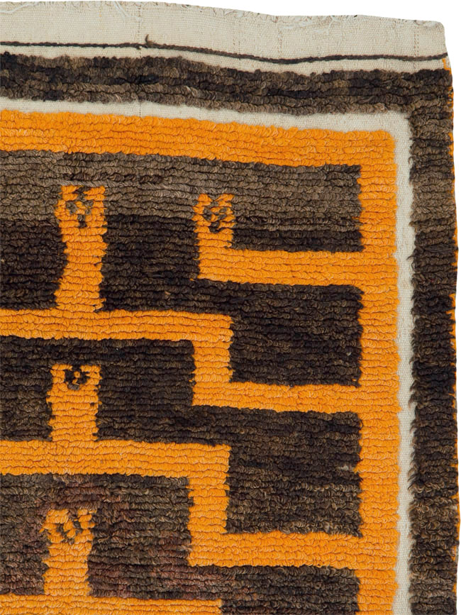 Vintage Turkish Tulu Rug, No.12561 - Galerie Shabab