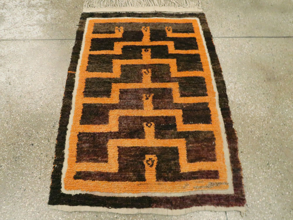 Vintage Turkish Tulu Rug, No.12561 - Galerie Shabab