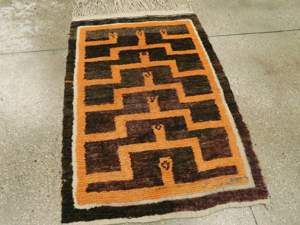 Vintage Turkish Tulu Rug, No.12561 - Galerie Shabab