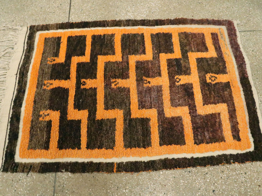 Vintage Turkish Tulu Rug, No.12561 - Galerie Shabab