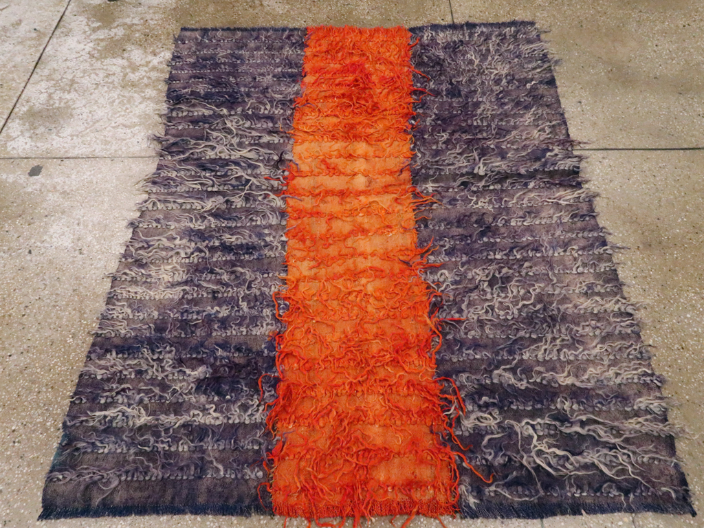 Vintage Turkish Tulu Rug, No.12585 - Galerie Shabab