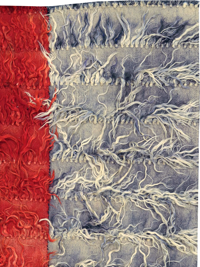 Vintage Turkish Tulu Rug, No.12594 - Galerie Shabab