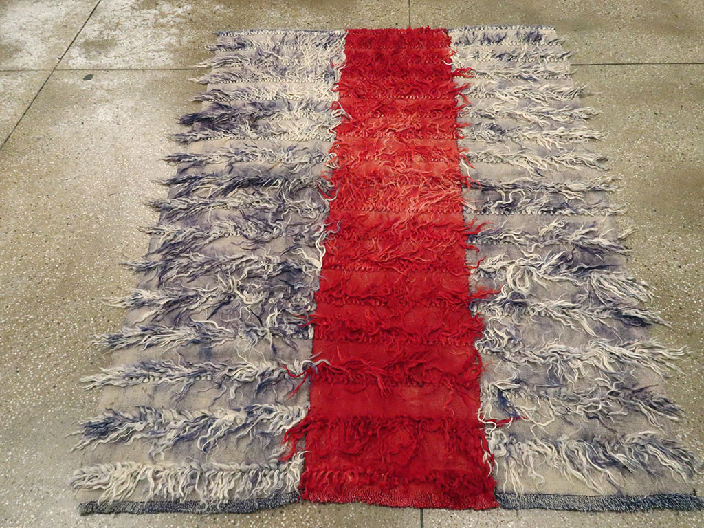 Vintage Turkish Tulu Rug, No.12594 - Galerie Shabab