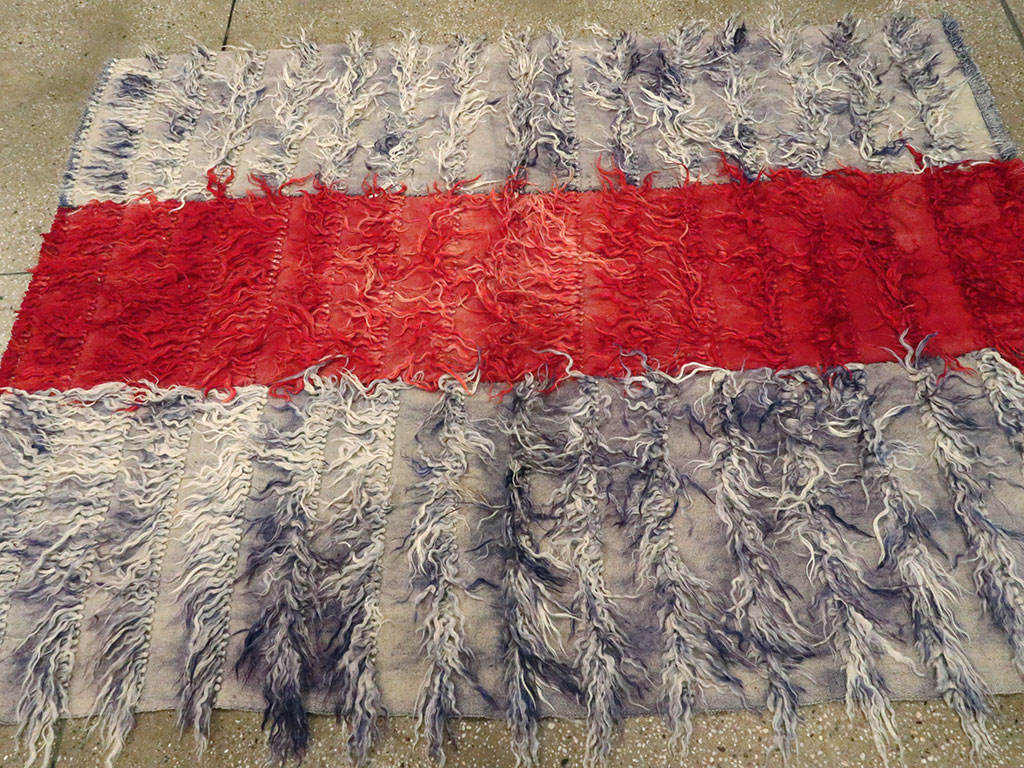 Vintage Turkish Tulu Rug, No.12594 - Galerie Shabab