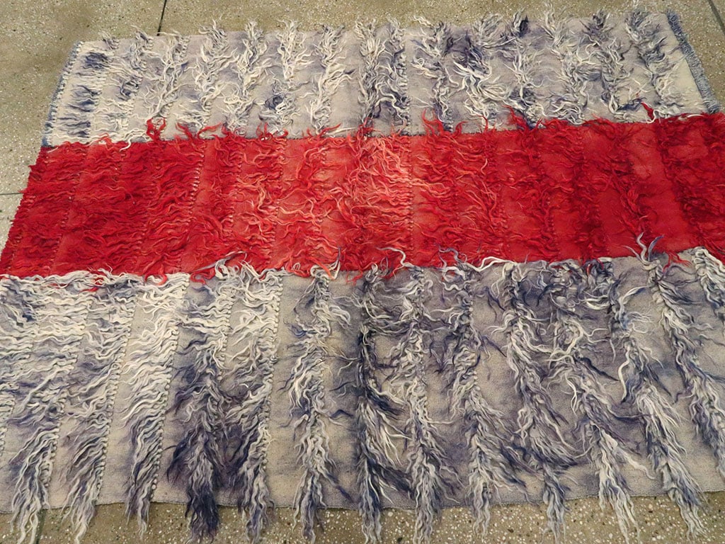 Vintage Turkish Tulu Rug, No.12594 - Galerie Shabab