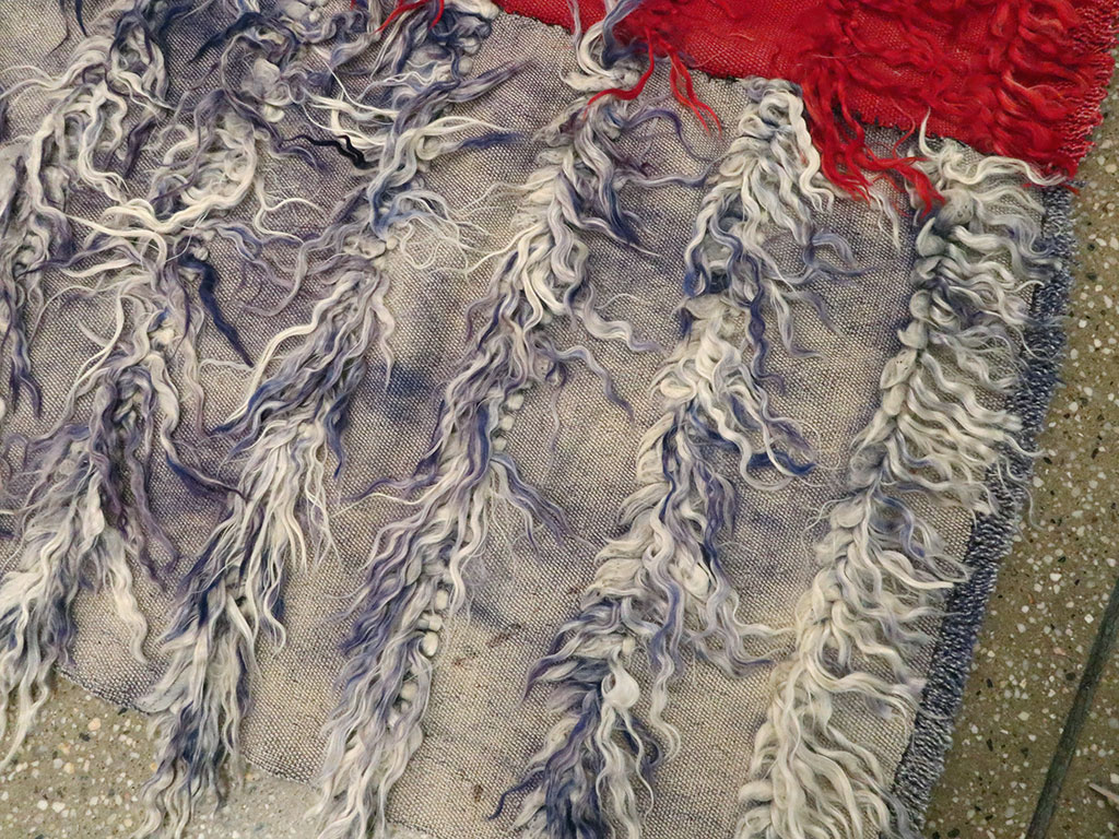 Vintage Turkish Tulu Rug, No.12594 - Galerie Shabab