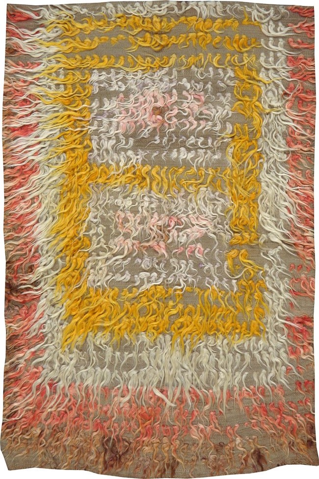 Vintage Turkish Tulu Rug, No.12604 - Galerie Shabab