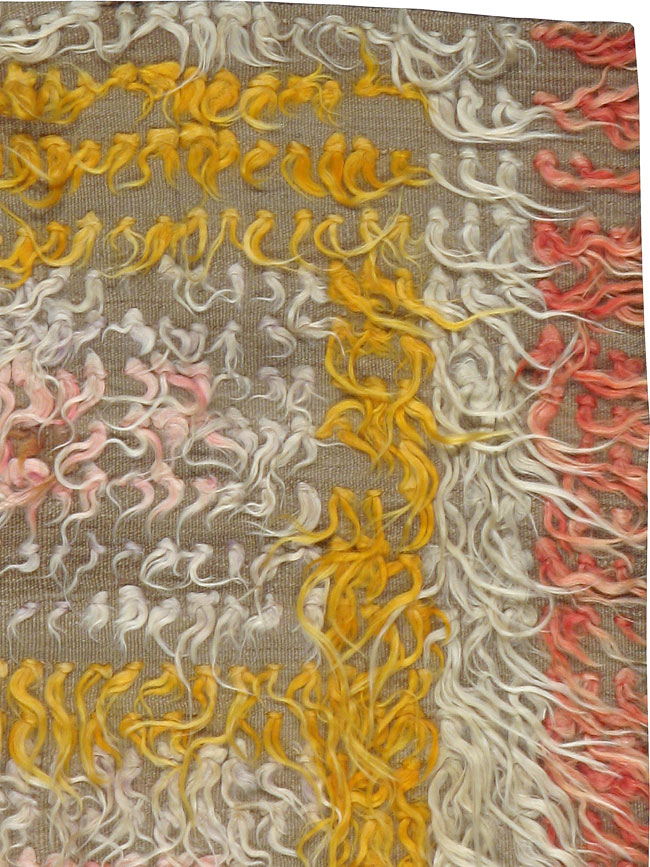 Vintage Turkish Tulu Rug, No.12604 - Galerie Shabab