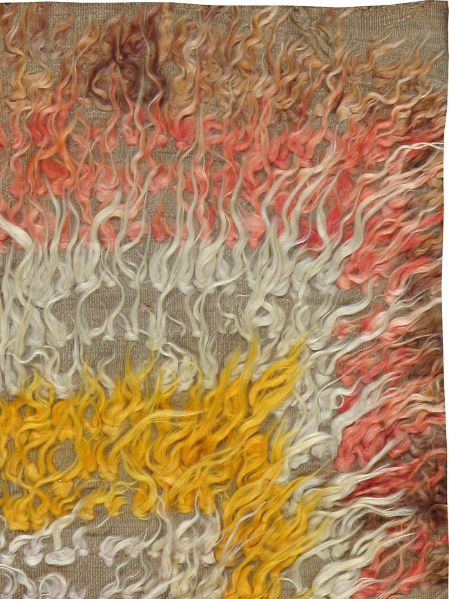 Vintage Turkish Tulu Rug, No.12604 - Galerie Shabab