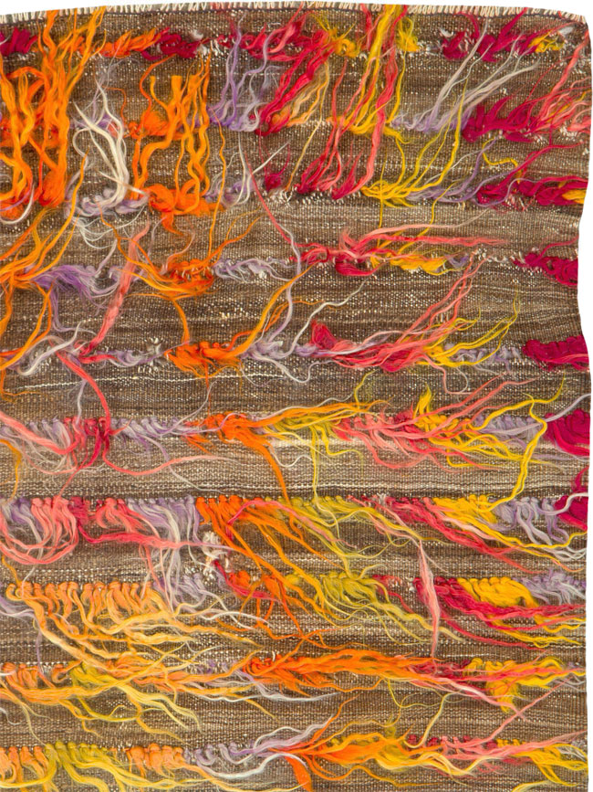 Vintage Turkish Tulu Rug, No.12626 - Galerie Shabab
