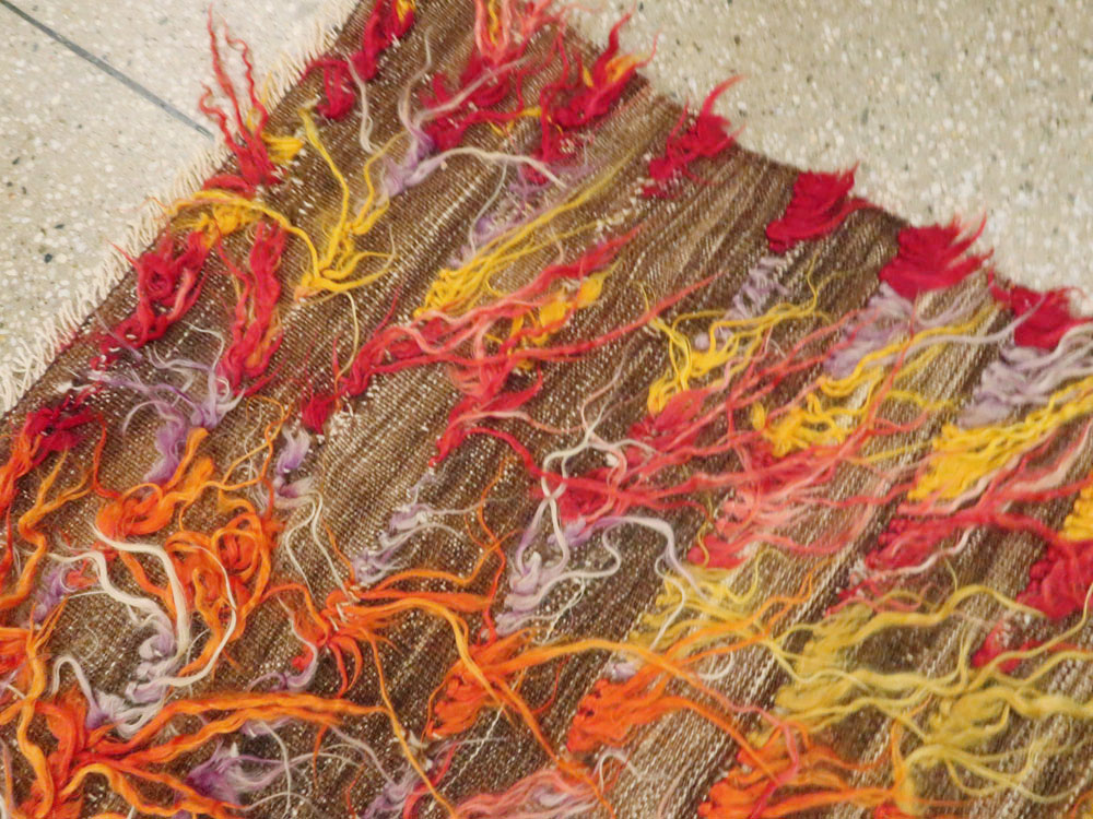 Vintage Turkish Tulu Rug, No.12626 - Galerie Shabab