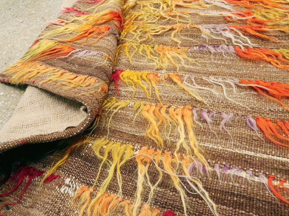 Vintage Turkish Tulu Rug, No.12626 - Galerie Shabab