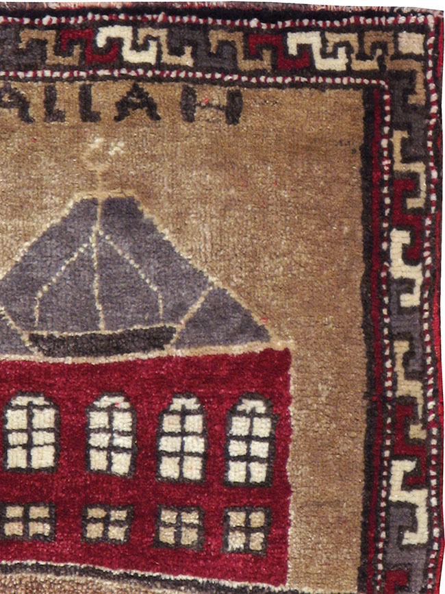 Vintage Turkish Anatolian Pictorial Rug, No.12633 - Galerie Shabab