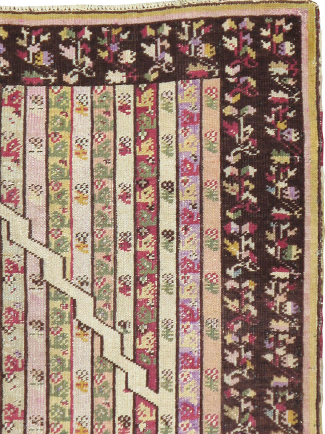 Antique Tukish Ghiordes Rug, No.12693 - Galerie Shabab
