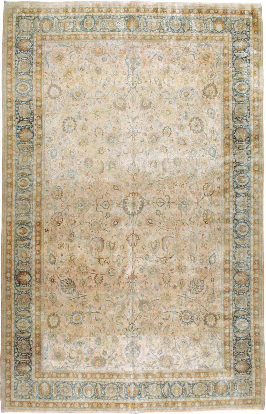 Antique Persian Mashad Rug, No.12731 - Galerie Shabab