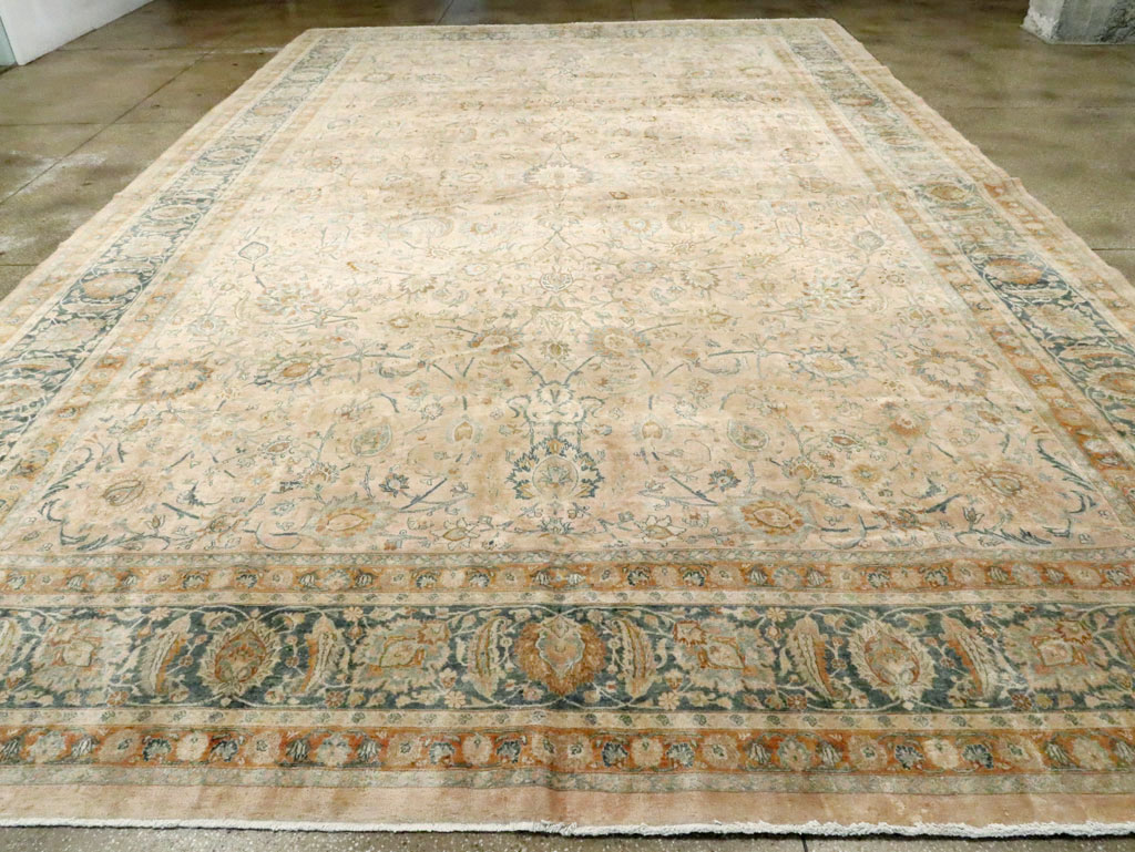 Antique Persian Mashad Rug, No.12731 - Galerie Shabab