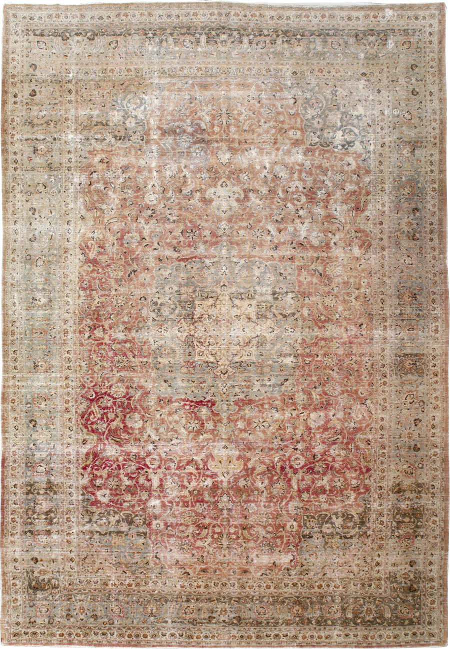 Antique Persian Mashad Rug, No.12732 - Galerie Shabab