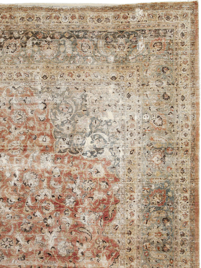 Antique Persian Mashad Rug, No.12732 - Galerie Shabab