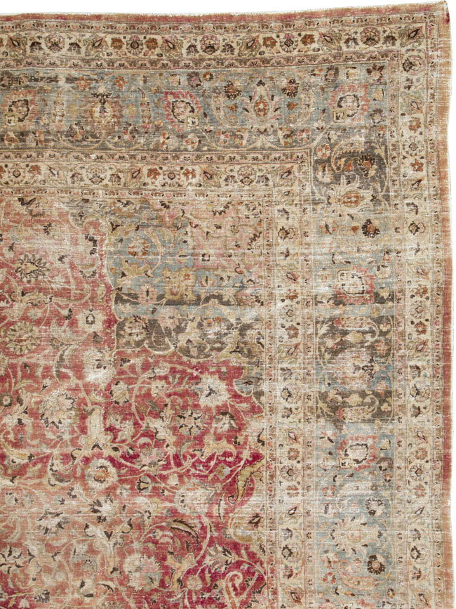 Antique Persian Mashad Rug, No.12732 - Galerie Shabab