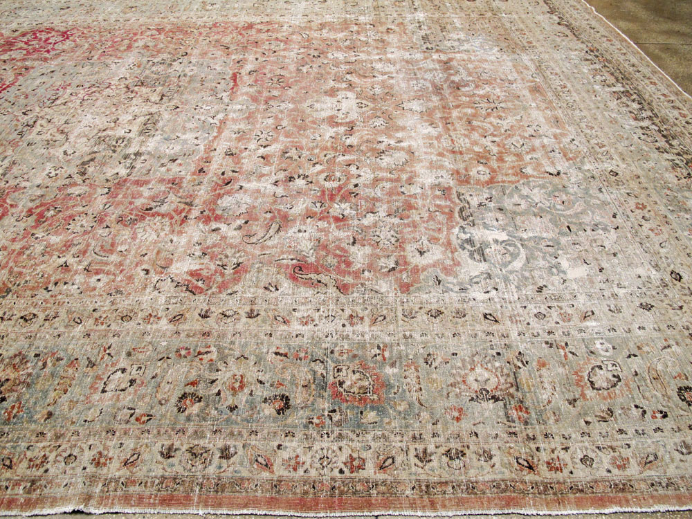 Antique Persian Mashad Rug, No.12732 - Galerie Shabab