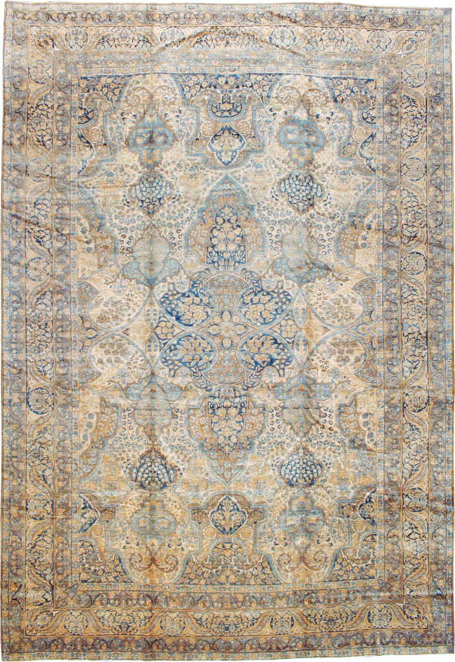 Antique Persian Lavar Kerman Rug, No.12744 - Galerie Shabab