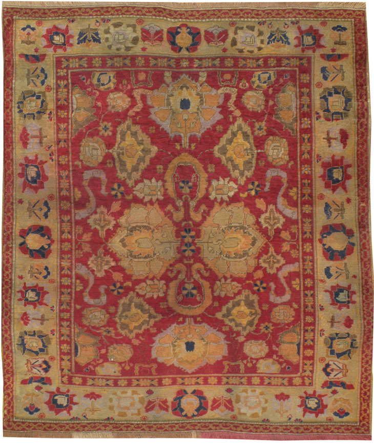 Vintage Indian Lahore Rug, No.12763 - Galerie Shabab