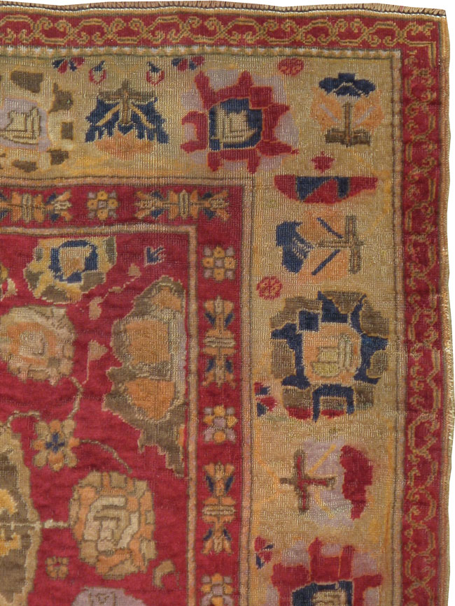 Vintage Indian Lahore Rug, No.12763 - Galerie Shabab
