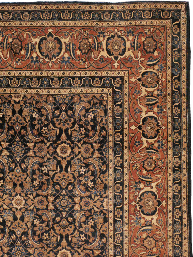 Antique Persian Lavar Kerman Carpet, No.12771 - Galerie Shabab
